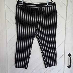 Worthington Black and White Striped Women's Pants